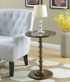 Convenience Concepts 131355ES Palm Beach Spindle Table, 17.75"L x 17.75"W x 24"H, Espresso