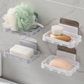 Soap Holder For Bathroom, Soap Case, Chillyfit 4 Pack Bathroom Accessories Sink Caddy Organizer, Bathroom Shelf And Bathroom Cab