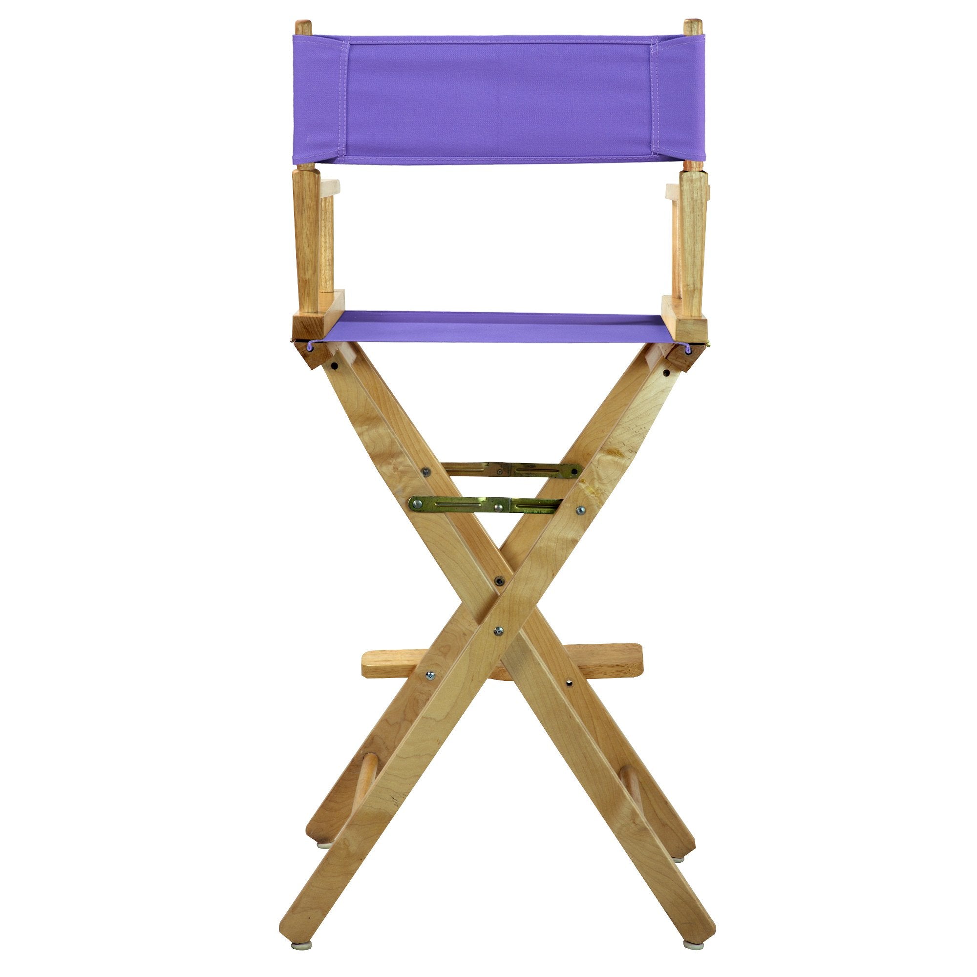 Casual Home 230-00/021-41 Director'S Chair Canvas 30&quot; - Bar Height Natural Frame/Purple