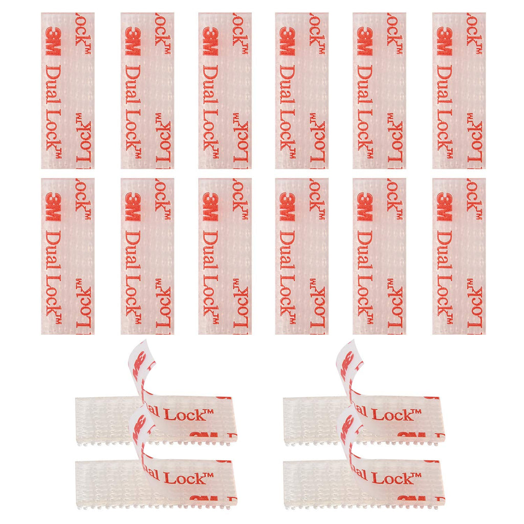 Ez Pass/Ipass/Izoom Toll Tag Mounting Kit - 4 Pcs (2 Sets) Reclosable Fastener Peel And Stick Adhesive Dual Lock Tape