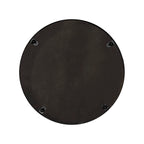 Stratton Home Decor Metal And Wood Round Tray | Wooden Coffee Table Tray Decor For Empty Table Surfaces | Decorative Round Serving Tray With Handles