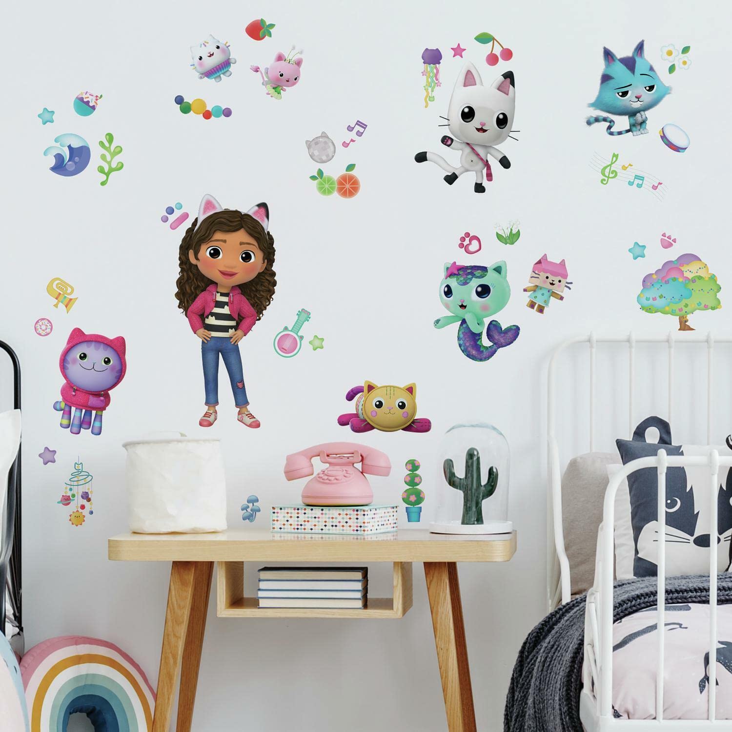 DreamWorks Gabby's Dollhouse Peel and Stick Wall Decals by RoomMates, RMK4823SCS