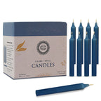 Raajsee Pack of 40 Sky Blue Candles | 4'' Tall Unscented Mini Taper Candles - Perfect for Witchcraft, Rituals, Spells, Prayer, M