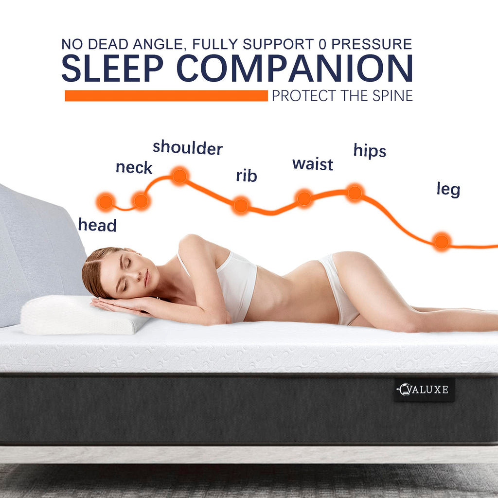 3 Inch Gel Memory Foam Mattress Topper King Size High Density Cooling Pad Pressure Relief Bed Topper (With Removable & Bamboo Co