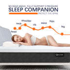 3 Inch Gel Memory Foam Mattress Topper King Size High Density Cooling Pad Pressure Relief Bed Topper (With Removable & Bamboo Co