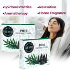 Pine Incense Cones - Total 20 Cone Incense - Dual Pack Of 10 Insence Cones - Incense Cones Scented - Cone Incense Scents - Insen