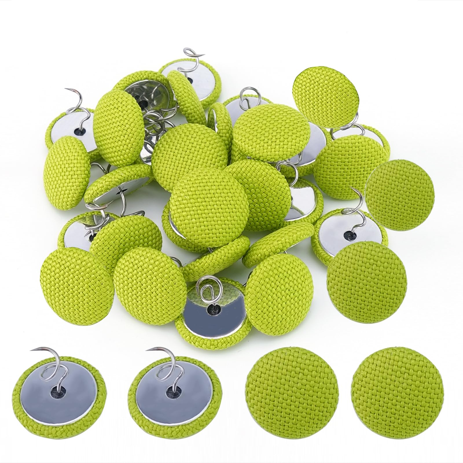 Stitchpro 30 Pcs Bed Skirt Pins 0.8' Upholstery Tacks Twist Pins Headliner Pins For Bedskirts Slipcovers Armrest Covers And Uph