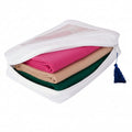 The Cashmere Choice 5 Pack Cashmere Moth Proof Garment Bags for Clothes, Sweaters, Scarves  100% Cotton Protection Pouch  Stan