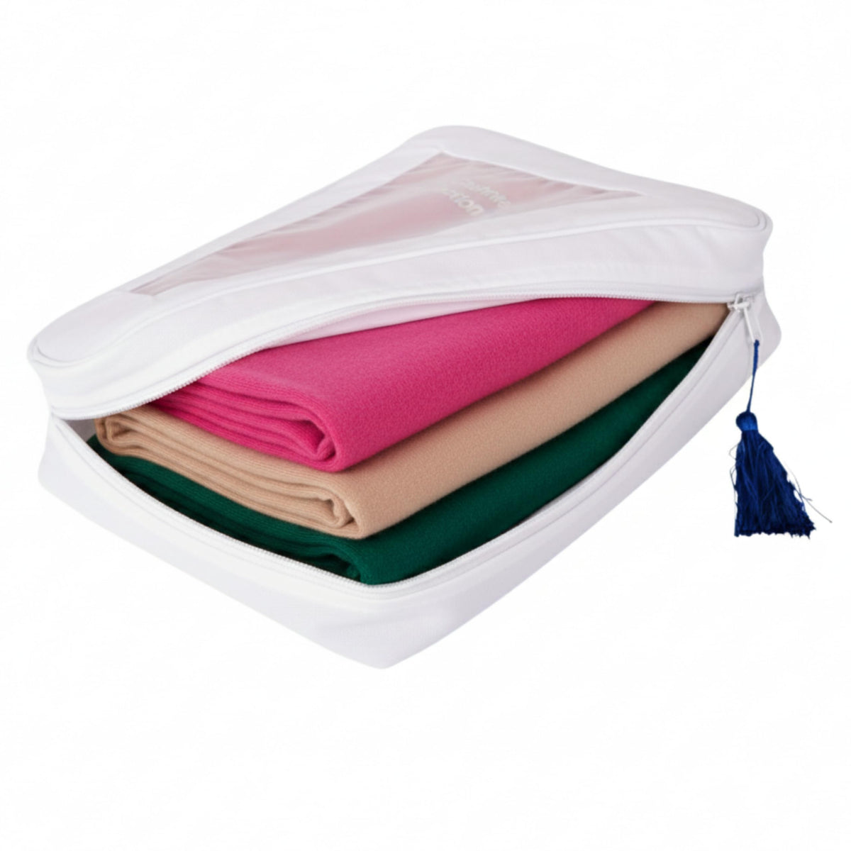 The Cashmere Choice 5 Pack Cashmere Moth Proof Garment Bags for Clothes, Sweaters, Scarves  100% Cotton Protection Pouch  Stan
