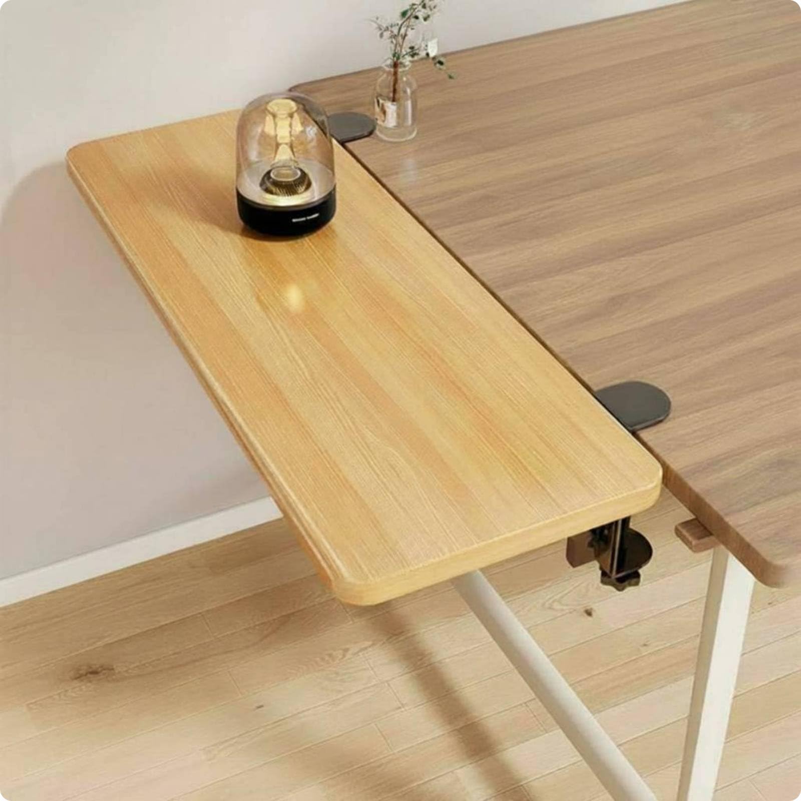 Styleheaven Foldable Desk Extender No Drill Clamp On Desk Extender Space Saving, Wood, 80X20|Home & Garden | Furniture | Desks &