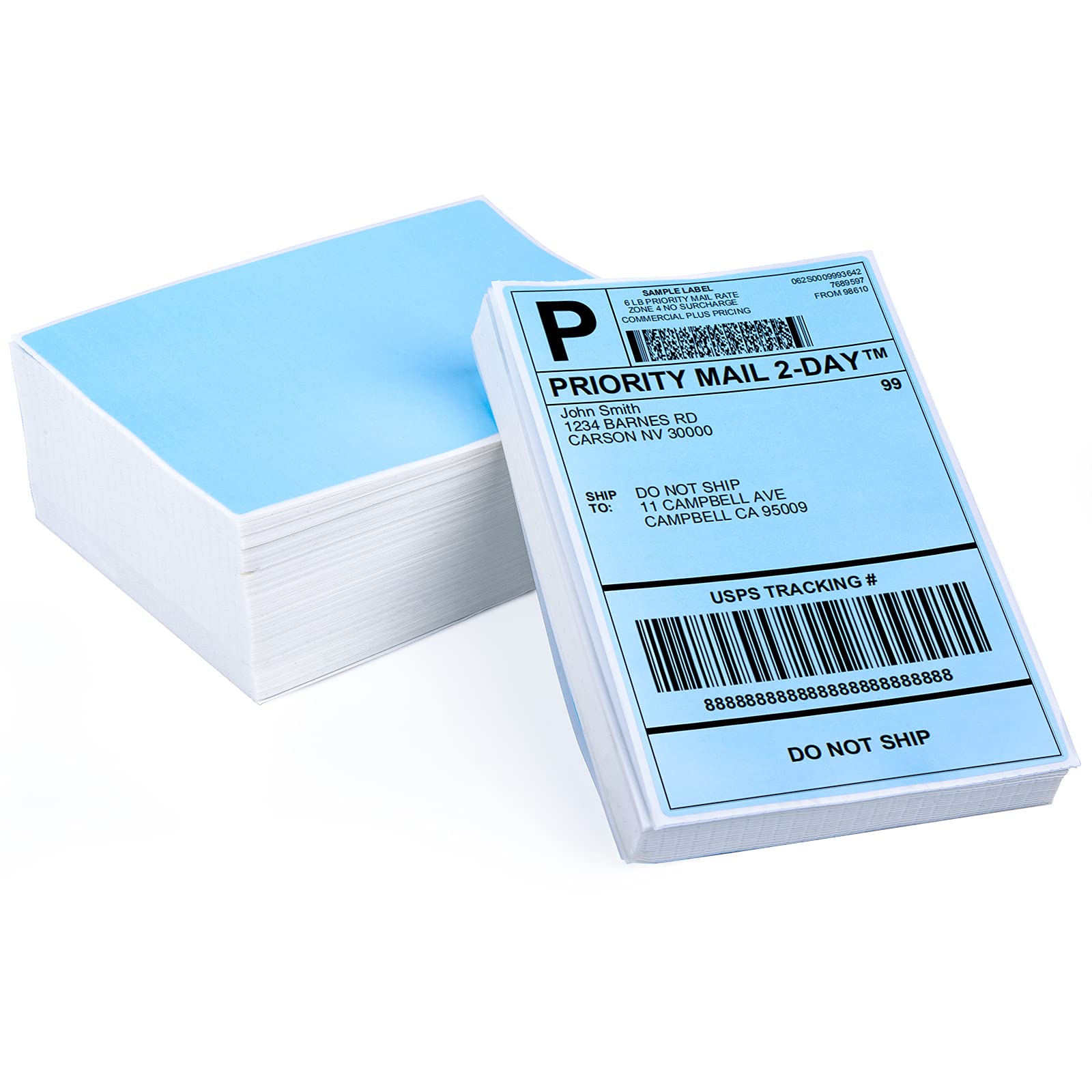 Memoking 4X6 Thermal Labels - Fanfold Delivery Labels Direct Shipping Label Package Labels Compatible With Rollo Phomemo And All