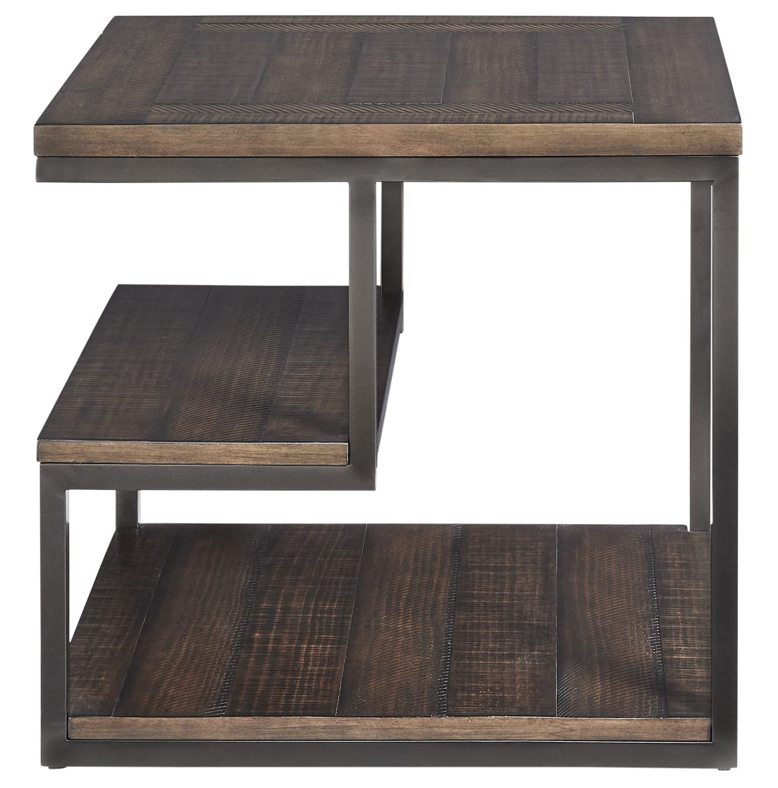 Progressive Furniture Lake Forest End Table, Cola Brown