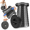 NUMANU 2025 Upgraded 19.7 XXL Collapsible Stool, 1000lbs Max Weight, Wider & Taller Pop Up Seat, Heavy Duty Portable Retractable