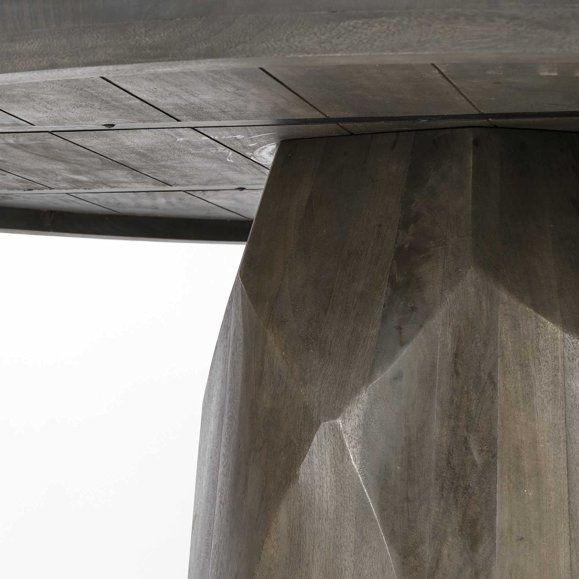 HomeRoots 60&quot; Round Brown Solid Wood Top and Base Dining Table