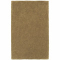 HomeRoots 508998 6 x 9 ft. Rich Gold Shag Hand Tufted Handmade Stain Resistant Rectangle Area Rug