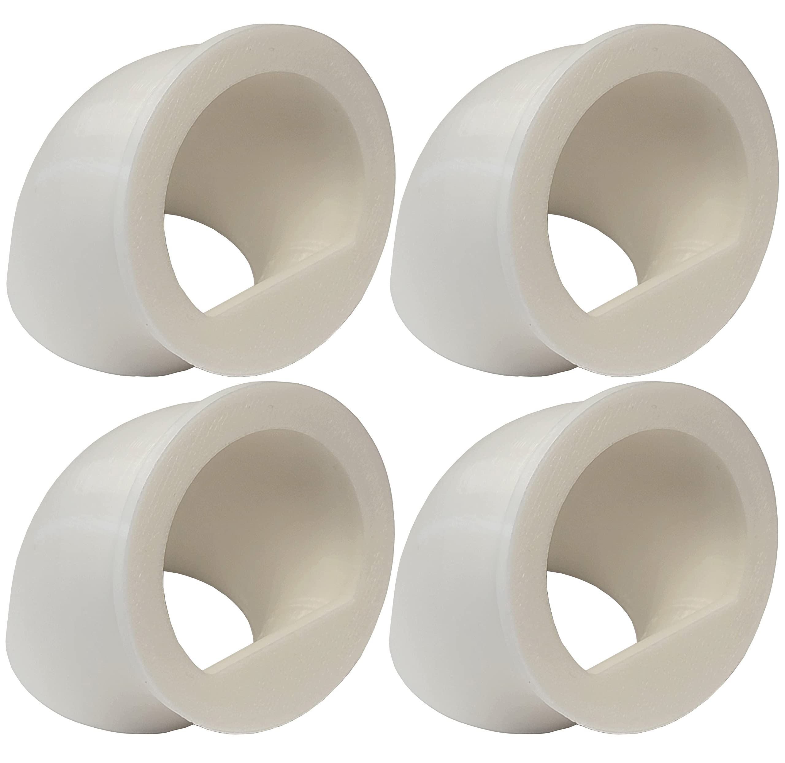 Quail & Chick Port Feeder No Waste Feed Saver For Diy Bucket Pail Bin Container Coturnix (4 Pack)