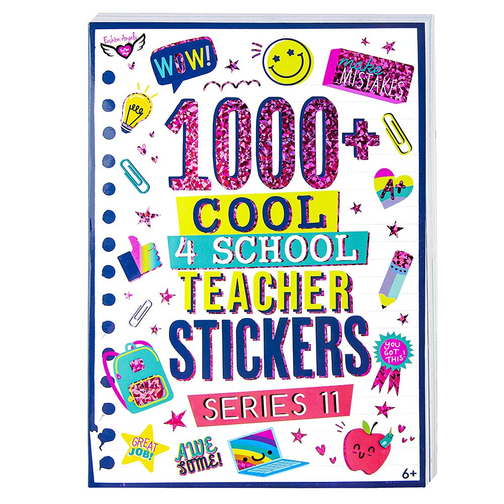 Fashion Angels 1000+ Teacher Sticker Series 11 (78048) 40 Pages Of Stickers For Students And Teachers To Enjoy