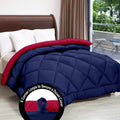 Svt Microfiber 200Tc Comforter (Double Bed_Blue & Pink)