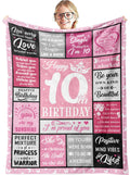 Hocgiwd Gifts For 10 Year Old Girl, 10 Year Old Girl Gift Ideas Blanket, 10 Year Old Girl Birthday Gifts, Birthday Gifts For 10