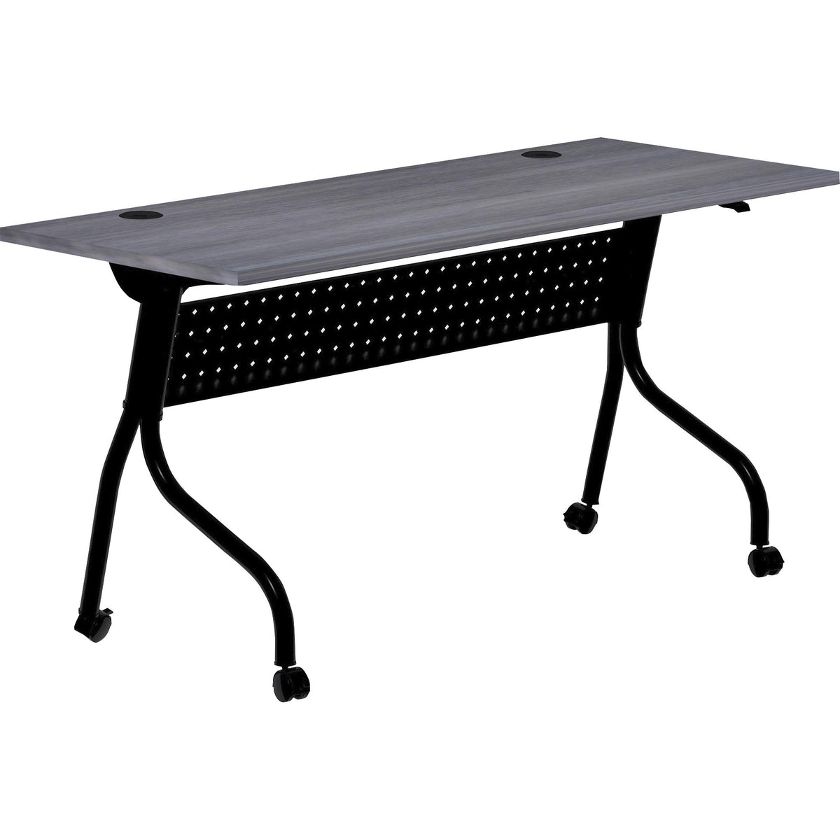 Lorell, LLR59487, Charcoal Flip Top Training Table, 1 Each