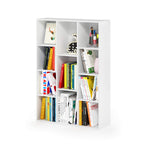Furinno Luder Bookcase / Book / Storage , 11-Cube, White