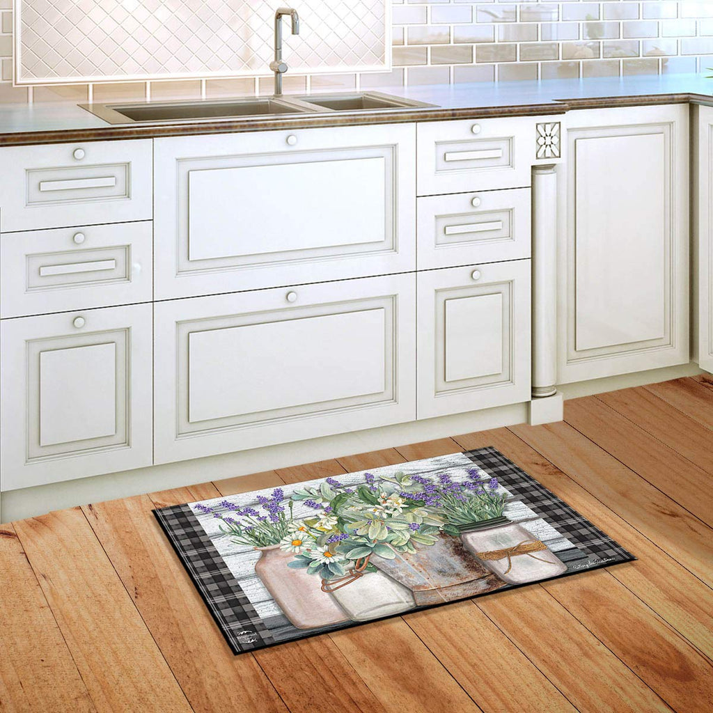 Briarwood Lane Farmhouse Flowers Spring Doormat Rustic Floral Indoor Outdoor 30' X 18'