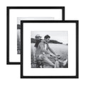 MCS East Village Frame, Black, 14 x 14 in matted to 10 x 10 in, 2 pk