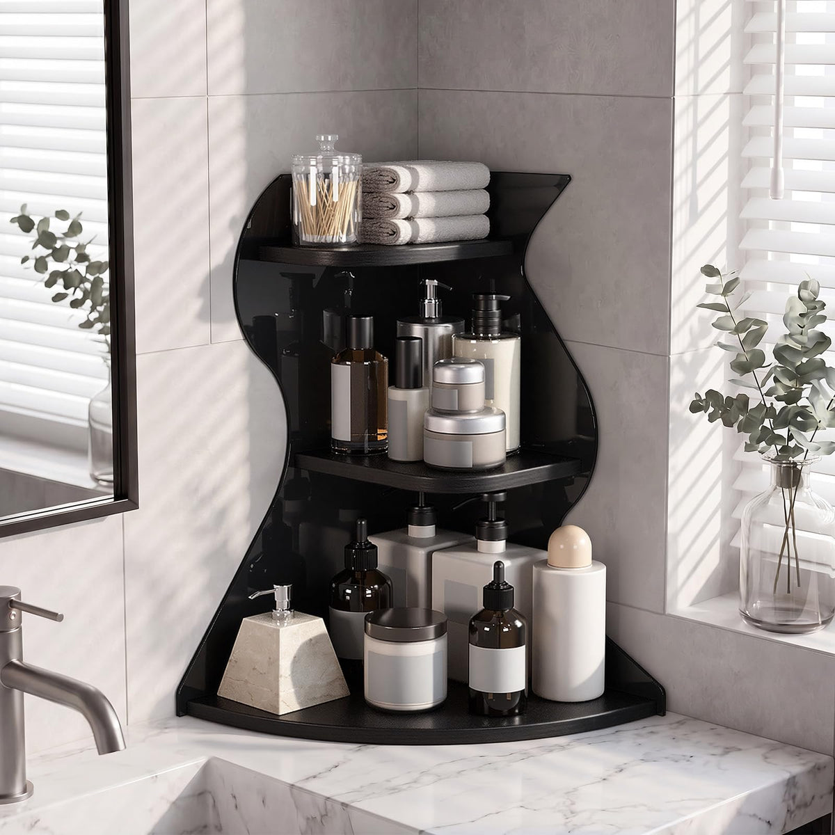 UJQSUN Bathroom Counter Organizer,Bathroom Counter Shelf,Perfume Organizer