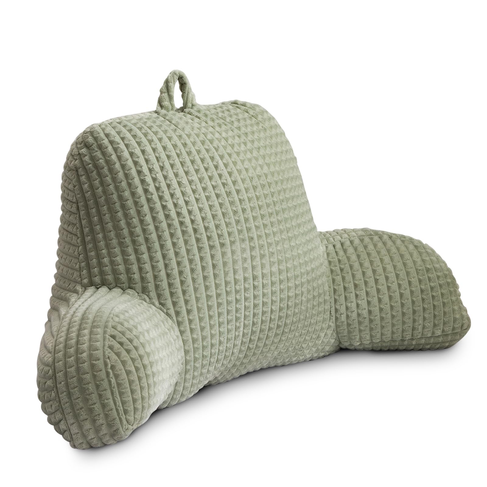 Holawakaka Adults Reading Pillow With Arms, Backrest Reading & Rest Pillows For Sitting Up In Bed, Bed Rest, Lounging, Working O