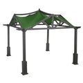 Garden Winds Replacement Canopy Top Cover for Garden Treasures 10x10 Gazebo - Riplock 350 - Green