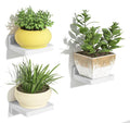 Uhud Crafts Small Floating Shelves, Set Of 3 Shelves For Wall Decor & Storage | Wall Mounted Home Decor Small Wall Shelf | Mini 