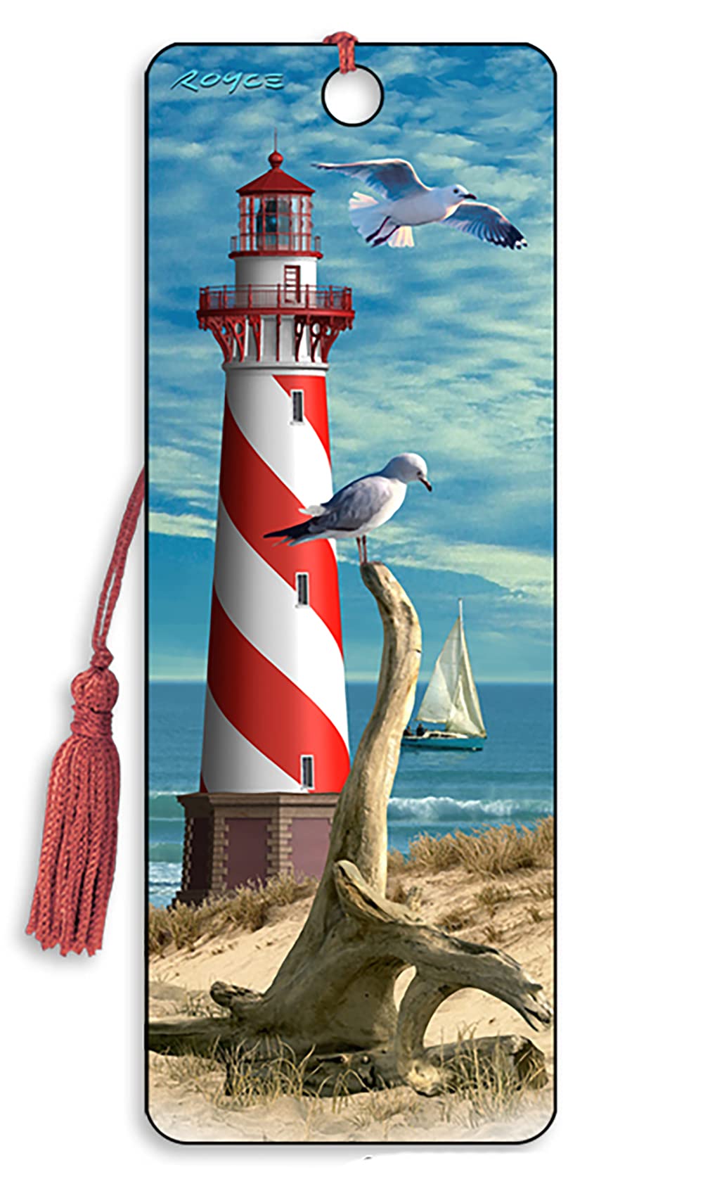 3D 'Lighthouse' Royce Bookmark - By Artgame