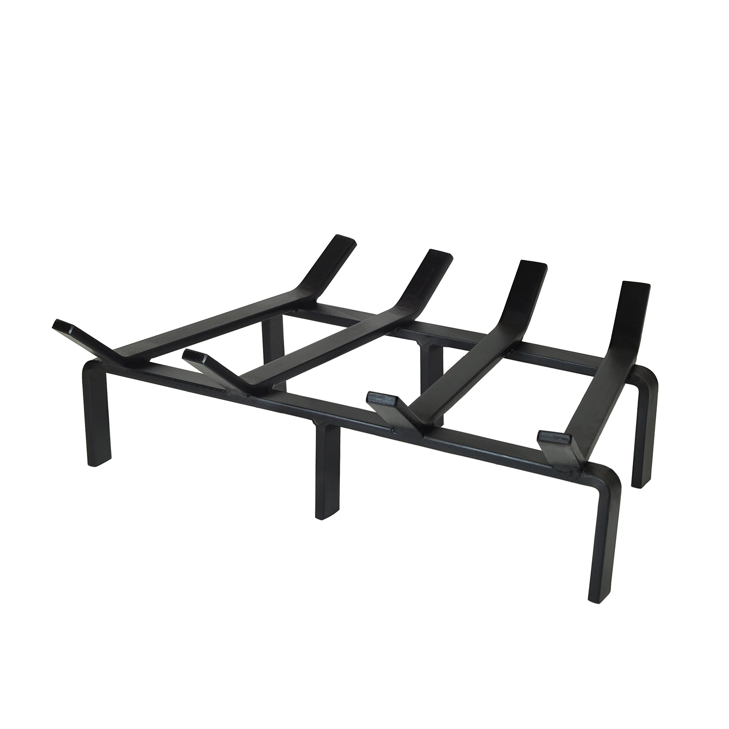 SteelFreak Heavy Duty Steel Fireplace Grate - Made in The USA (15 Inch)
