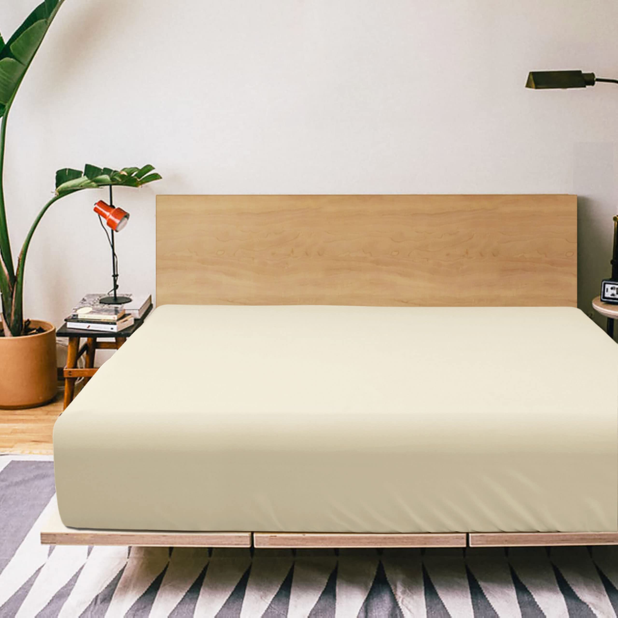 Flxxie King Fitted Sheet Only - Bottom Sheet - Microfiber Deep Pocket Up To 15Inch King Fitted Sheet - Soft And Wrinkle, Fade, S