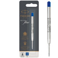 PARKER QUINK Long Fountain Pen Ink Refill cartridges, Blue