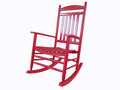 Rocking Rocker-A040RD Red Wood Porch Rocker/Outdoor Rocking Chair -Easy to Assemble-Comfortable Size-Outdoor or Indoor Use
