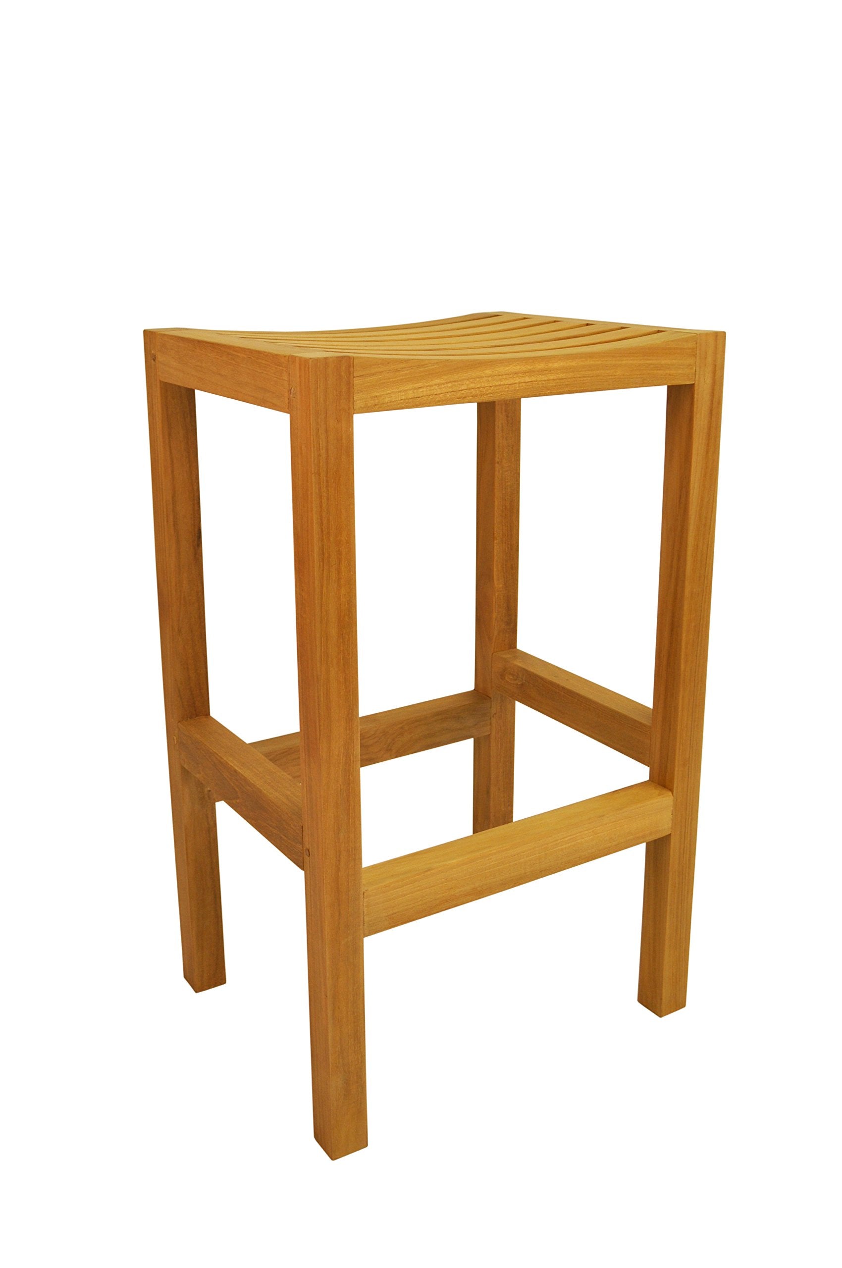 Anderson Teak Montego Backless Outdoor Bar Chair - Thumbnail 4