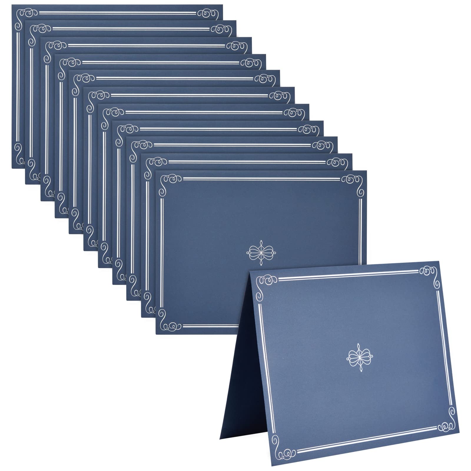 Best Paper Greetings 12-Pack Navy Blue Award Certificate Holders - Bulk Certificate Holders For Graduation, Diploma, Employee Ap
