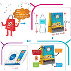 Larzn - Celebrate With An Impression Premium School Bus Party Bags, Party Favor Bags, New, Treat Bags, Gift Bags, Goody Bags, Pa