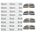 Maletnd 8 Pieces Bed Sheet Organizer Bands, Sheet Organizers And Storage Label Bands, Sheet Label For Bedding, Sheets Organizer