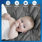 Unilibra Twin Xl Size Mattress Protector Waterproof Quilted, Fitted Mattress Pad With Breathable Ultra-Soft Filling, Deep Pocket