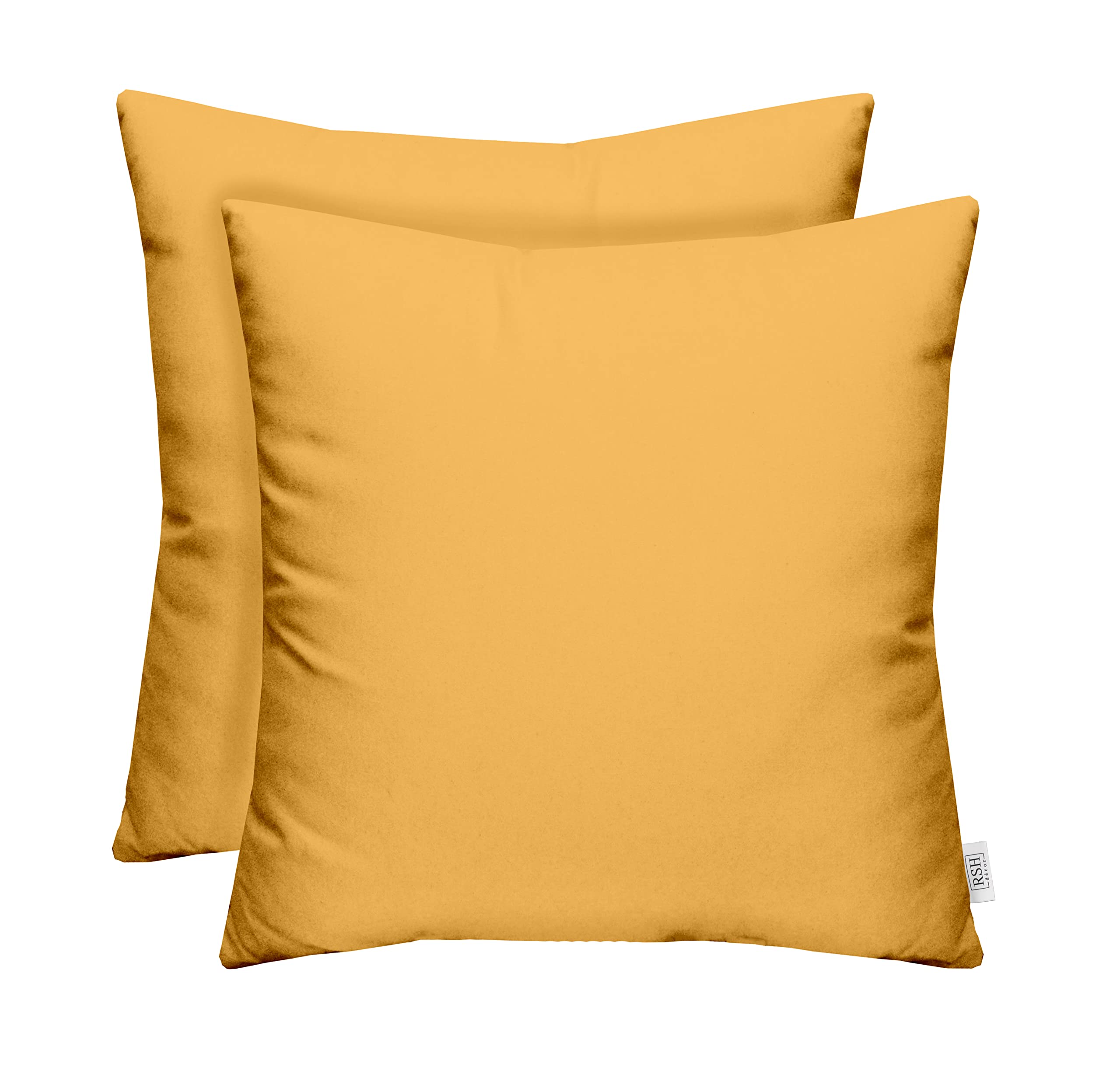 Rsh Decor: Sunbrella Square Throw Pillows Set Of 2 | 20' X 20' | Water And Fade-Resistant Performance Fabric | Outdoor Pillow