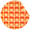 Searoomy Waffles Blanket, Wrap Throw Food Blanket, Novelty Funny Flannel Round Blanket Funny Gifts For Teens Boys And Girls