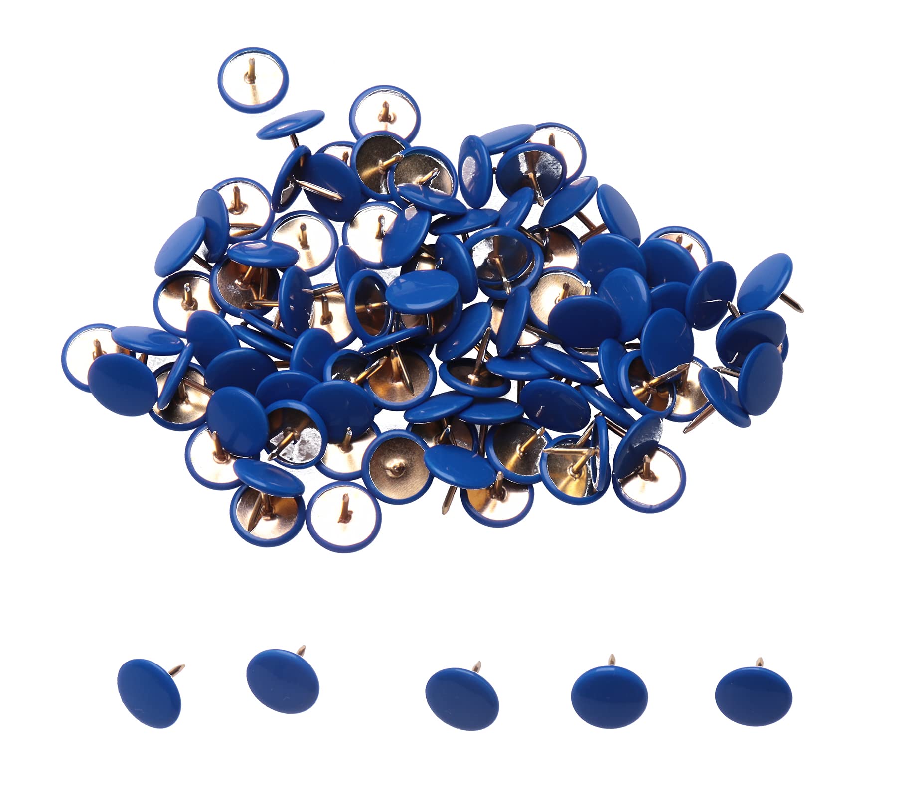 Sowaka 100 Pcs Thumb Tacks Plastic Roundness Push Pin Decorative Pins For Wall Whiteboard Corkboard Photo Wall Picture Board Hom