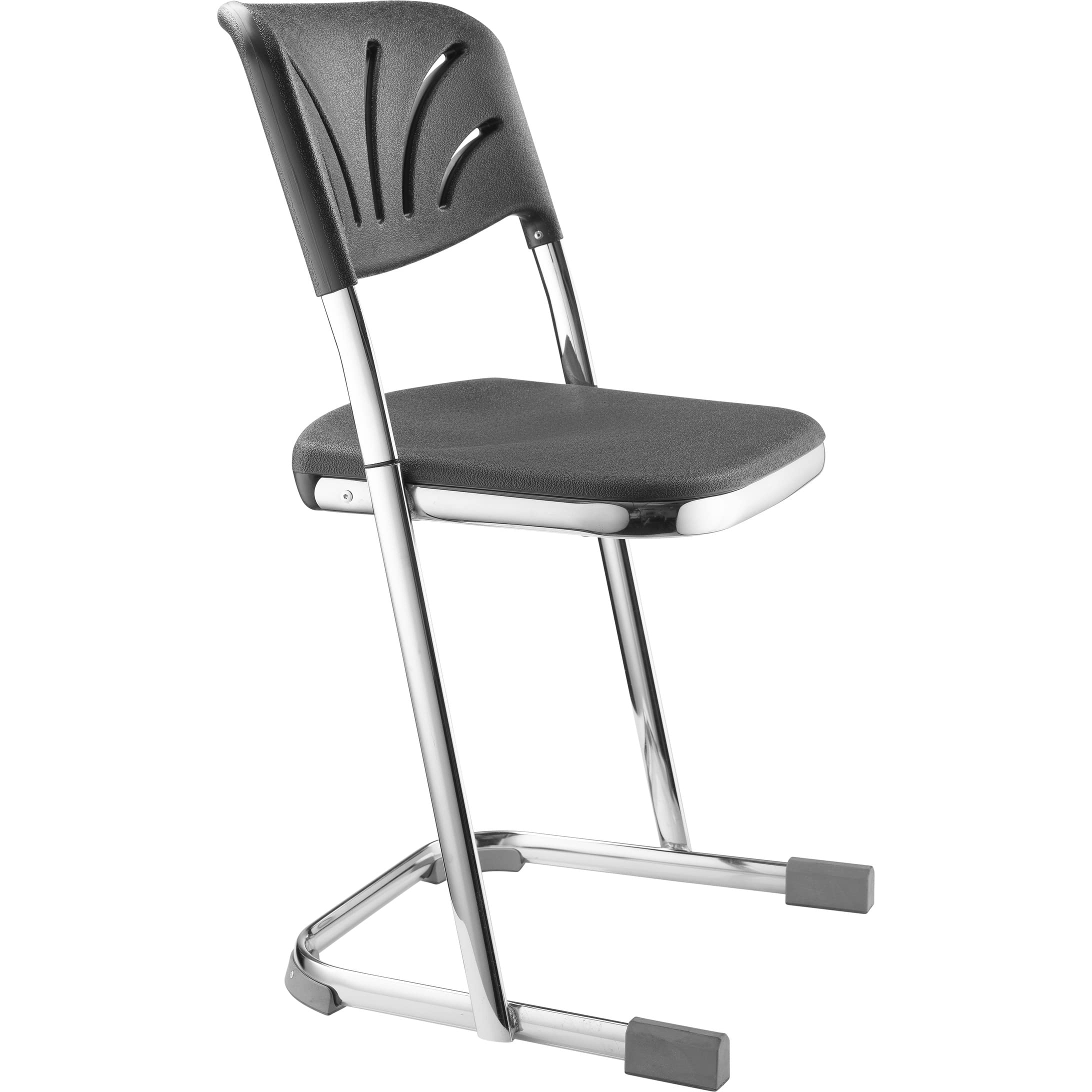 National Public Seating Elephant Z-Stool 18" Stool With Blow Molded Seat And Backrest