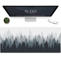 Galdas Gaming Mouse Mat Forest Background Pattern Xxl Xl Large Mouse Mat Long Extended Mouse Pad Desk Mat Non-Slip Rubber Mice P