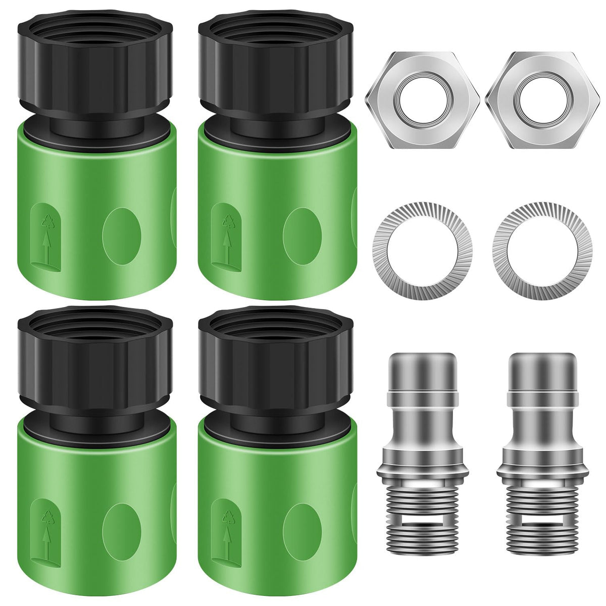 Haiouus 2 Kit Lawn Mower Deck Wash Kit, For Riding Lawn Mower Cleaning Attachment Kit, Compatible With Cub Cadet, Mtd, Troy-Bilt