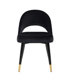 Coaster Furniture Lindsey Arched Back Upholstered (Set of 2) Black Side Chair 193562