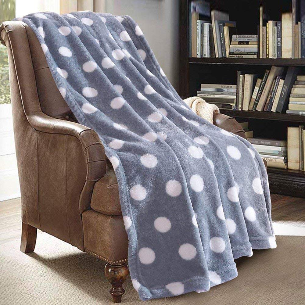 Jml Throw Blanket For Couch - Super Soft Lightweighted Microfiber Fuzzy Flannel Blanket Throw For Shawls And Wraps Adults Or Pet