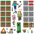 RoomMates Minecraft Blocks Build Your Own Wall Decals, RMK5581SCS